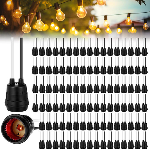 100 pcs black pigtail - pcs,