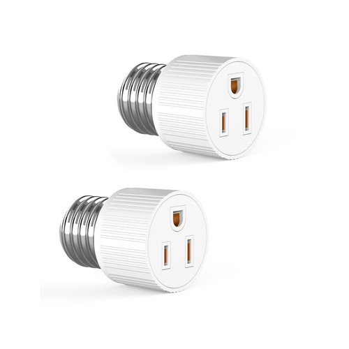 E26 prong outlet adapter - e26, 3-prong
