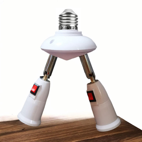 Light socket extender - 2-in-1,