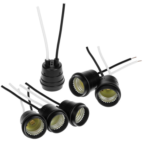 Waterproof lamp socket pack - 6,